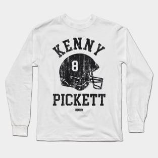 Kenny Pickett Pittsburgh Helmet Font Long Sleeve T-Shirt